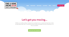 Desktop Screenshot of findahomeonline.co.uk